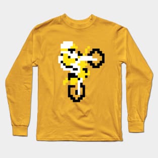 80's Vintage Motorcycle Racing Game Long Sleeve T-Shirt